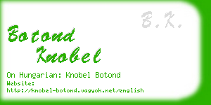 botond knobel business card
